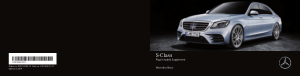 2019 Mercedes Benz Hybrid S Class Operator Manual